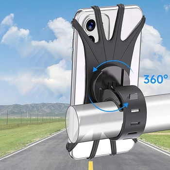 Univerzalni držač za mobilni telefon za motocikl za iPhone Samsung Xiaomi Huawei, držač za upravljač za mobilni telefon