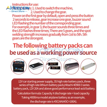 Kit za spot za zavarivanje DIY Laptop baterija 12 v za spot za zavarivanje pcb, Zavarivanje strojevi, alati za lemljenje