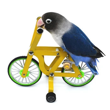 Igračka za ptice, zagonetka s papagaj, bicikl, igračke za male srednje velike ptice, igračke za trening inteligencije, poboljšavaju zdravlje, 2 veličine
