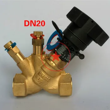 Prikladniji mesinga statički napona ventil ventil DN15/DN20/DN25/DN32/DN40DN50 s unutarnjim navojem napona ventil sustava za kondicioniranje zraka