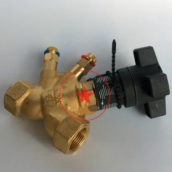 Prikladniji mesinga statički napona ventil ventil DN15/DN20/DN25/DN32/DN40DN50 s unutarnjim navojem napona ventil sustava za kondicioniranje zraka