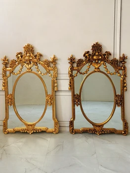 Europski retro-ukrasna ogledala za ogrjev, туалетное ogledalo, francuska резное zidnih ogledala za trijem