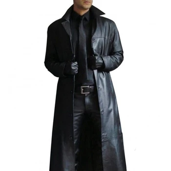 2023 Nova muška kožna jakna, ветровка srednje dužine, kaput od umjetne kože, мотоциклетная odjeća, korejski moderna muška odjeća