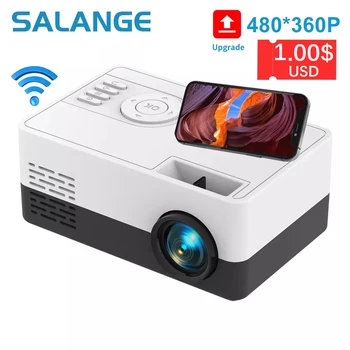 Mini projektor Salange J15 Pro, Podrška 480*360 1080P, USB Mini Beamer Za Telefon, Smartphone, Kućno Kino, Dječji Dar PK YG300