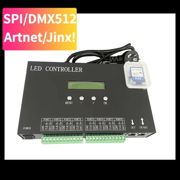 Madrix Artnet kontroler DMX512 RGBW digital SPI Pixel Jinx Bar Stage WS2812 RGB led traka WS2811 8 portova od 1024/port KTV rasvjeta
