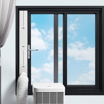 Prijenosni Komplet adaptera za prozore i klima uređaj, Priključak ispušnog crijeva, brtve prozori, mobilne dodatna oprema za klima uređaj, Direktna isporuka