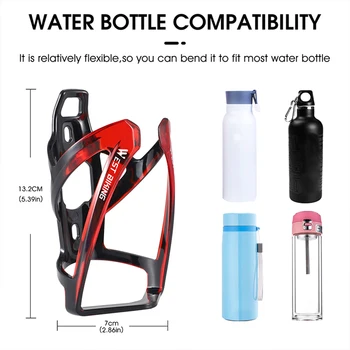 Držač za lančanik boce MTB, cestovni bicikl, kavez za bocu vode, stalak za boce za шоссейного bicikla, nosač za čaše vode, s vijcima, oprema za bicikl