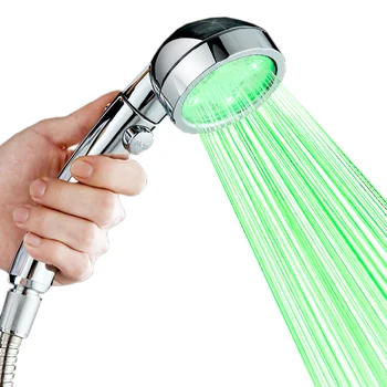 zelena boja led mlaznica za tuširanje, разбрызгиватель za kupanje, proizvod za kupaonicu 8008-A31-C